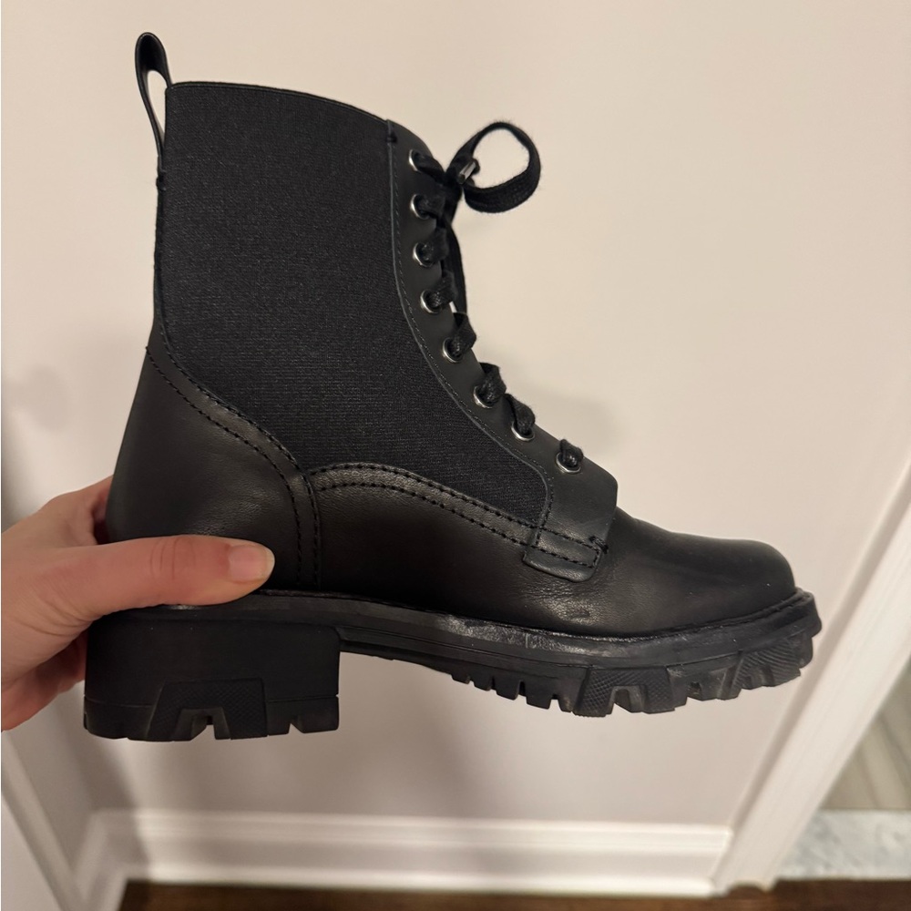 Rag & Bone Shiloh lace up Ankle Boots in black